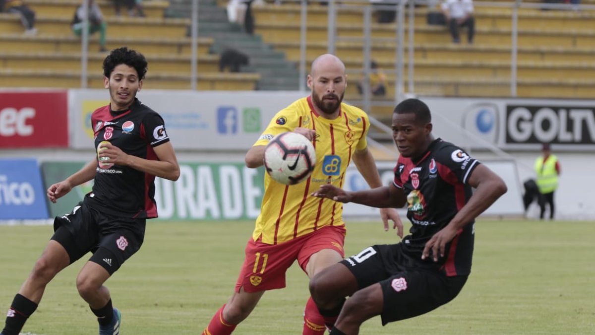 Este domingo, Aucas derrotó a Técnico Universitario.