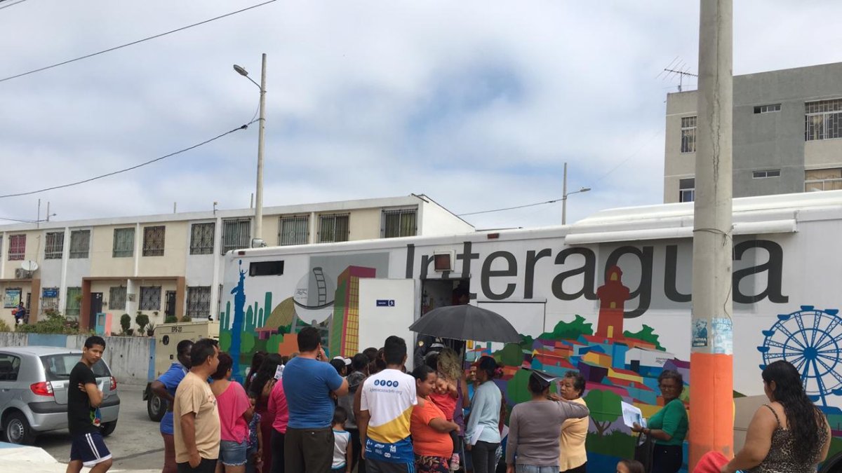 Una unidad móvil los visitó hoy, 23 de agosto.