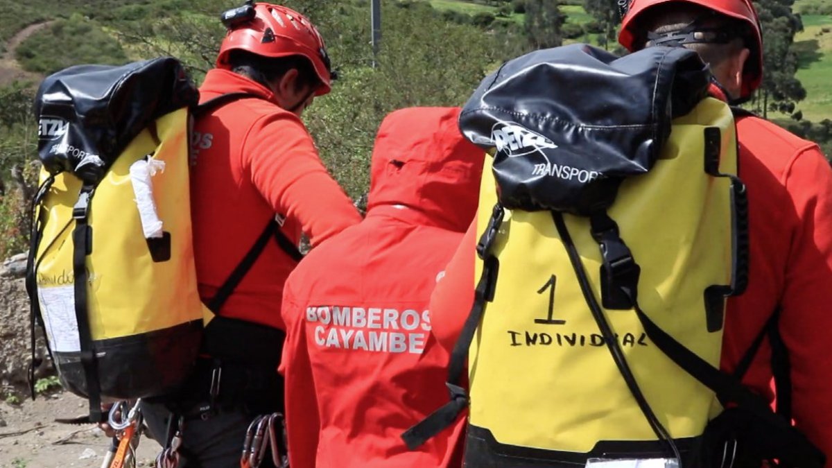 Las tareas de localización se extendieron por un lapso de tres horas.
