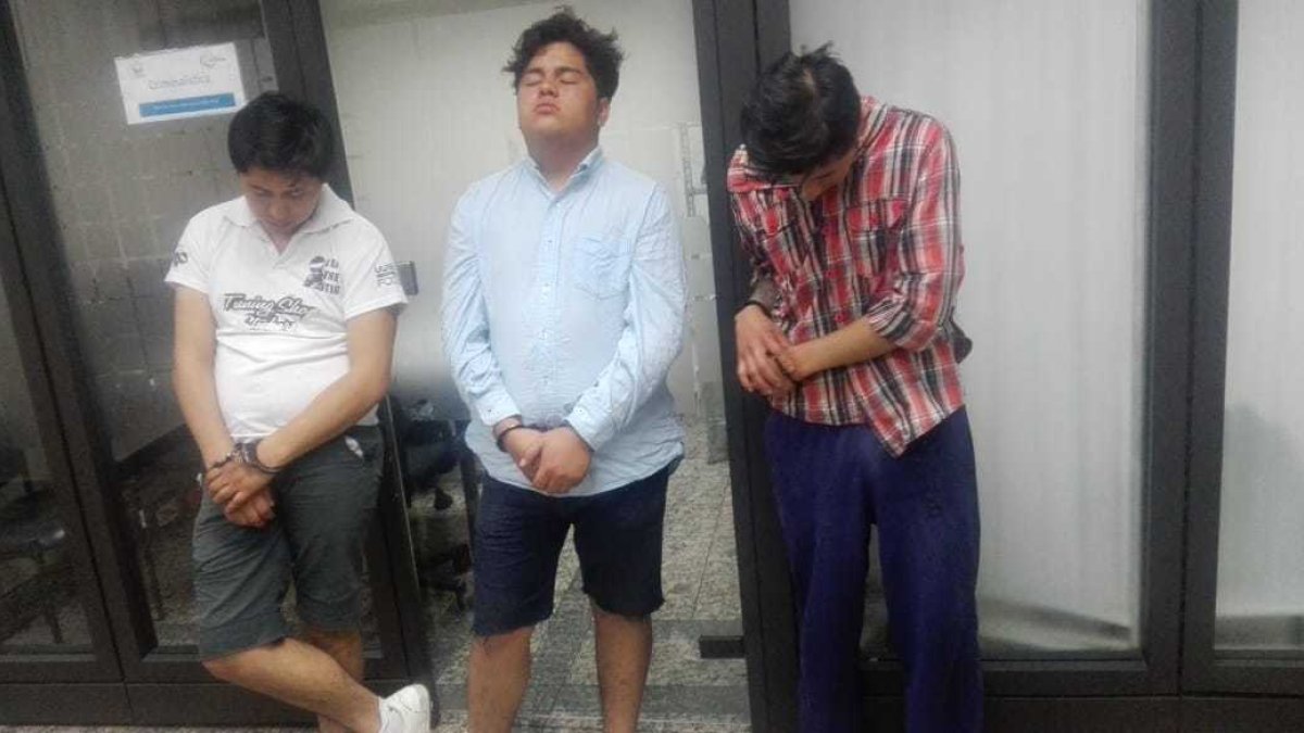 Los tres implicados fueron trasladados al Centro de Rehabilitación Social de Latacunga.
