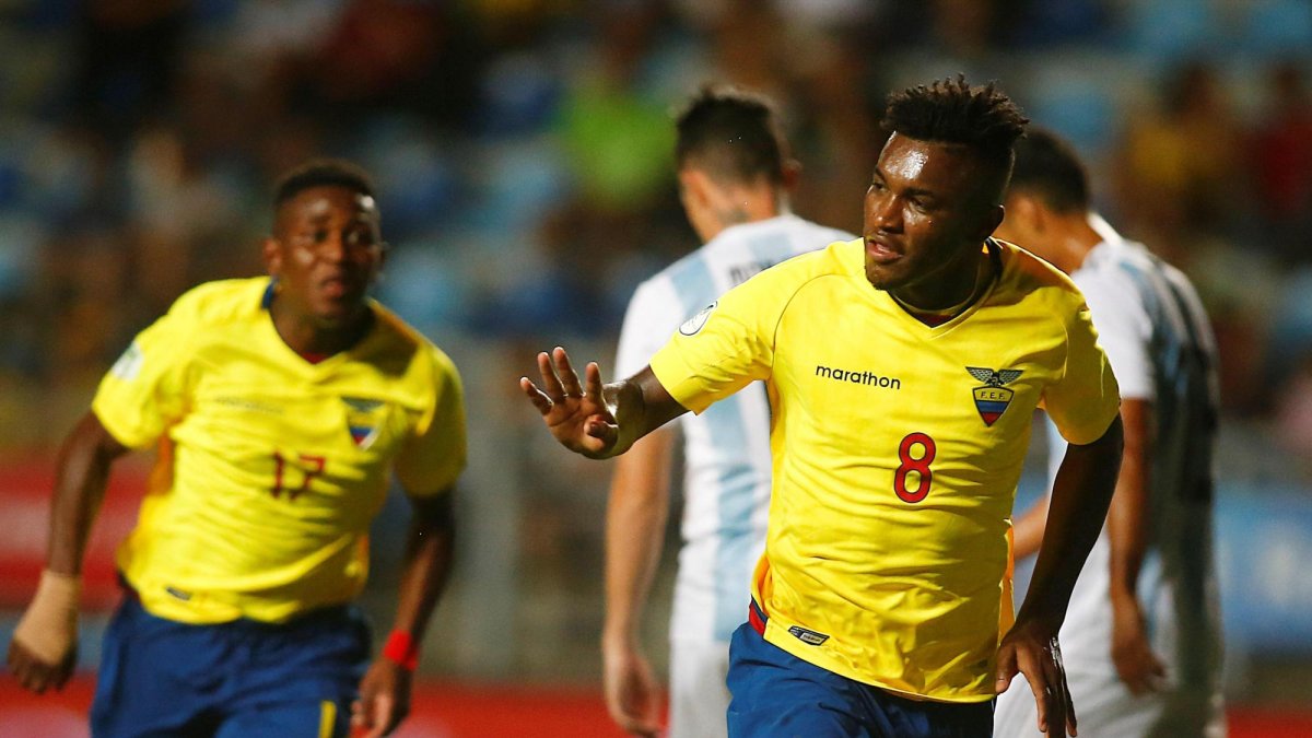 José Cifuentes, jugador ecuatoriano de la selección Sub-20.