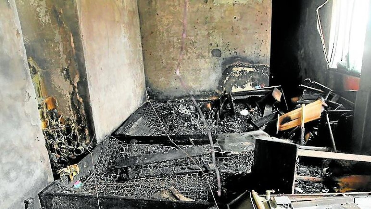 Las pérdidas fueron totales para la dueña de la vivienda.