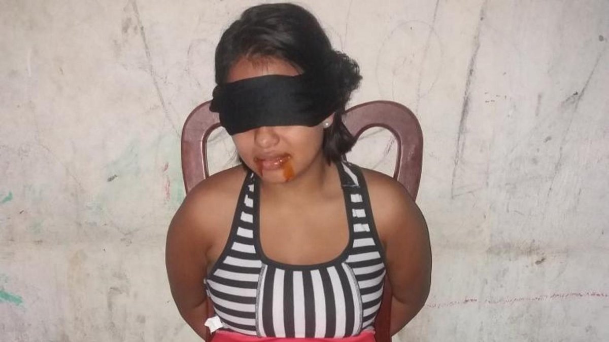 Esta es una de las fotografías que fueron enviadas. El cónyuge de la sospechosa relató ayer por la mañana lo ocurrido.