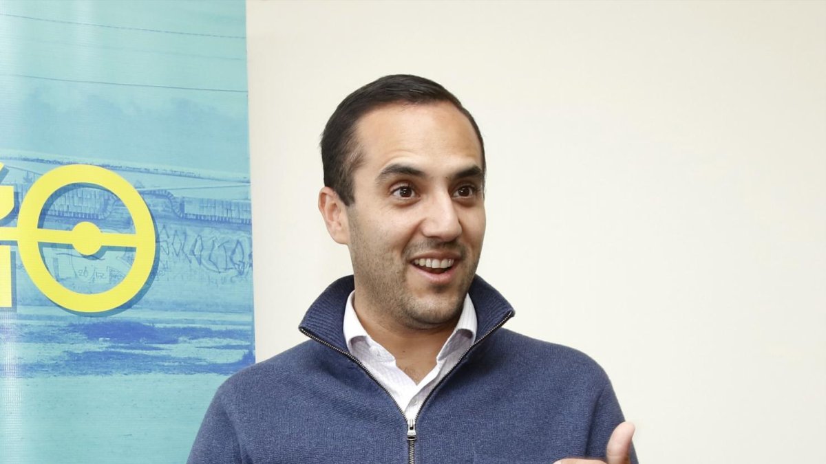 Holguín, candidato a la alcaldía de Quito por el movimiento CREO.