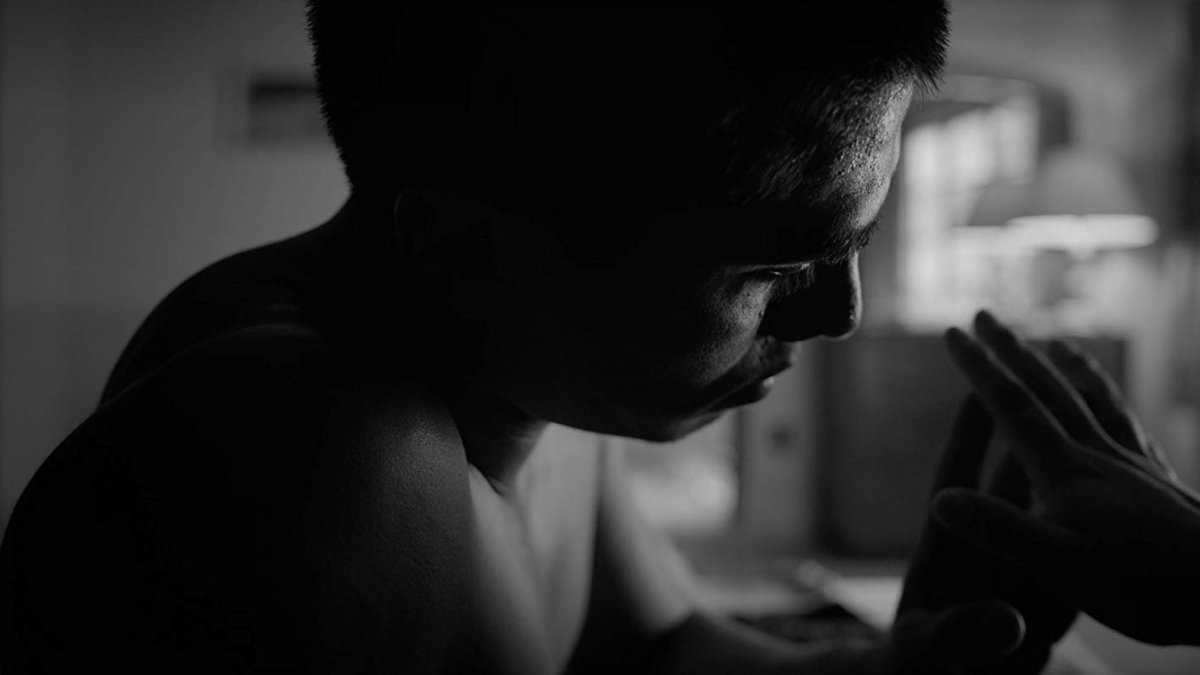 Jorge Antonio Guerrero, quien encarna al personaje de Fermín, durante una escena del filme.