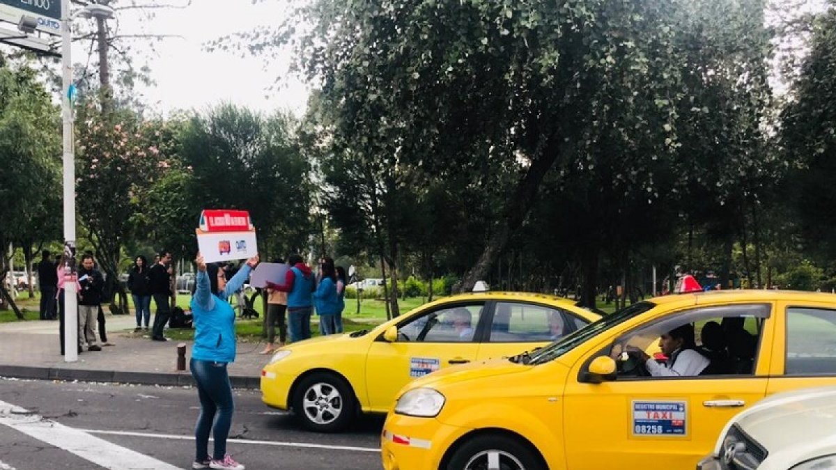 Las mujeres en Quito han hecho varias campañas contra el acoso sexual.
