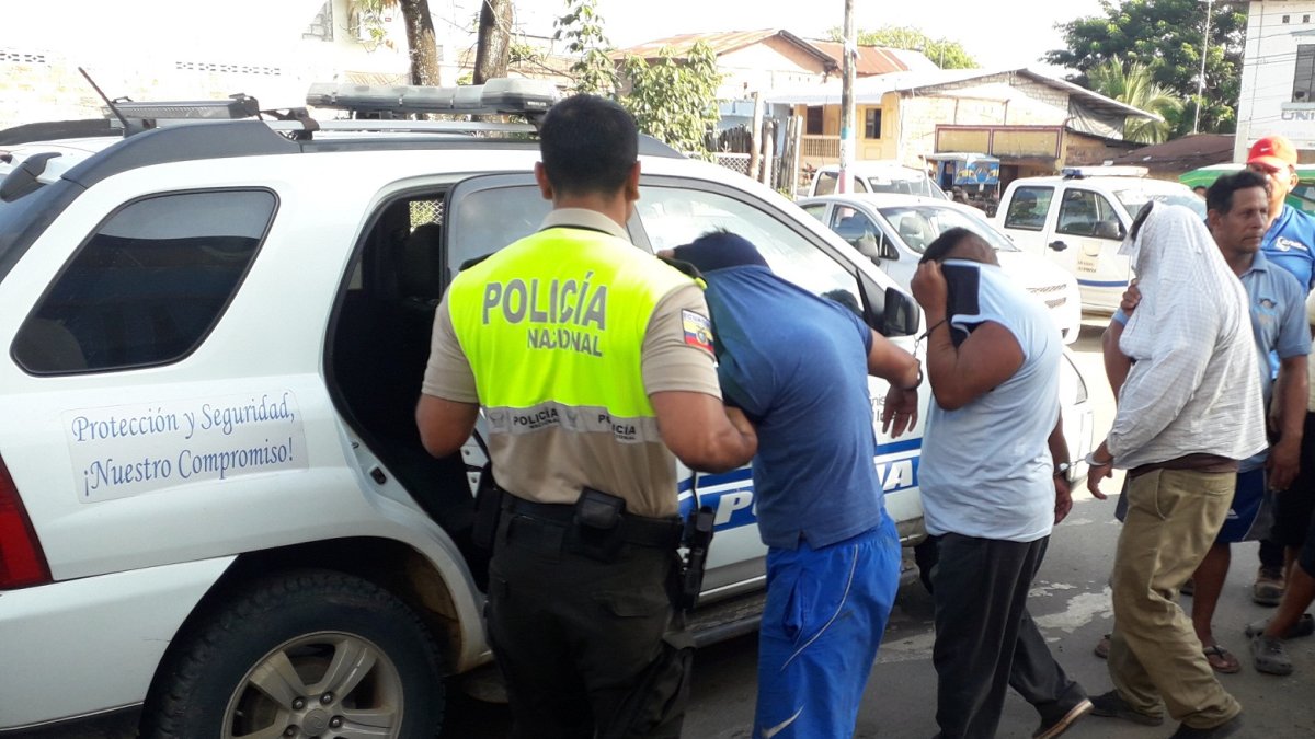 Los sujetos estarían implicados en el asalto a una hacienda de la vía al recinto El Jebe de Pedro Carbo, informó el cabo Mauro Toaquiza Toaquiza de la Policía Judicial de este cantón.