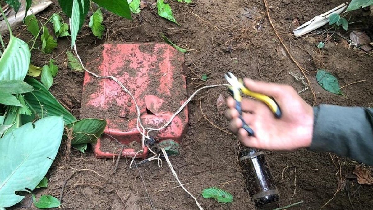 El artefacto es usado por grupos irregulares.