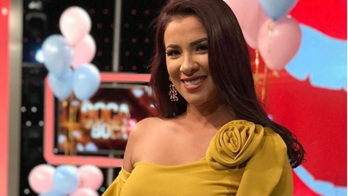 María Fernanda Pincay en su dulce espera.