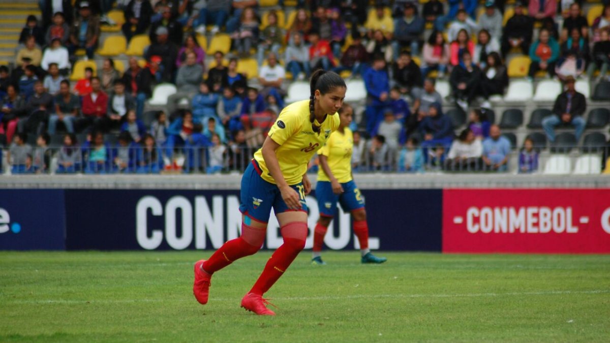 Moreira fue parte de la selección femenina de Ecuador que llegó a su primer Mundial.