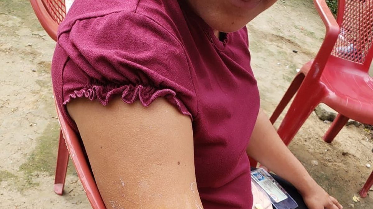 Según la pareja, el tipo quería llevársela para matarla.