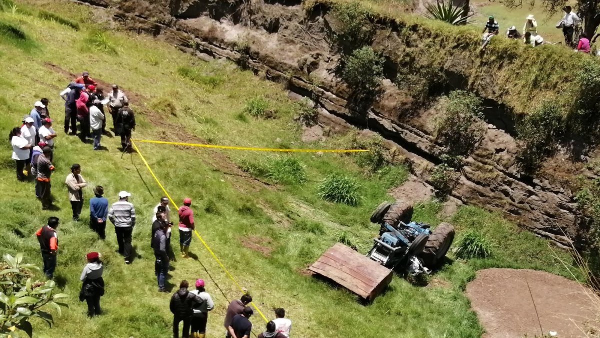 El área donde ocurrió la tragedia fue acordonada por la Policía.