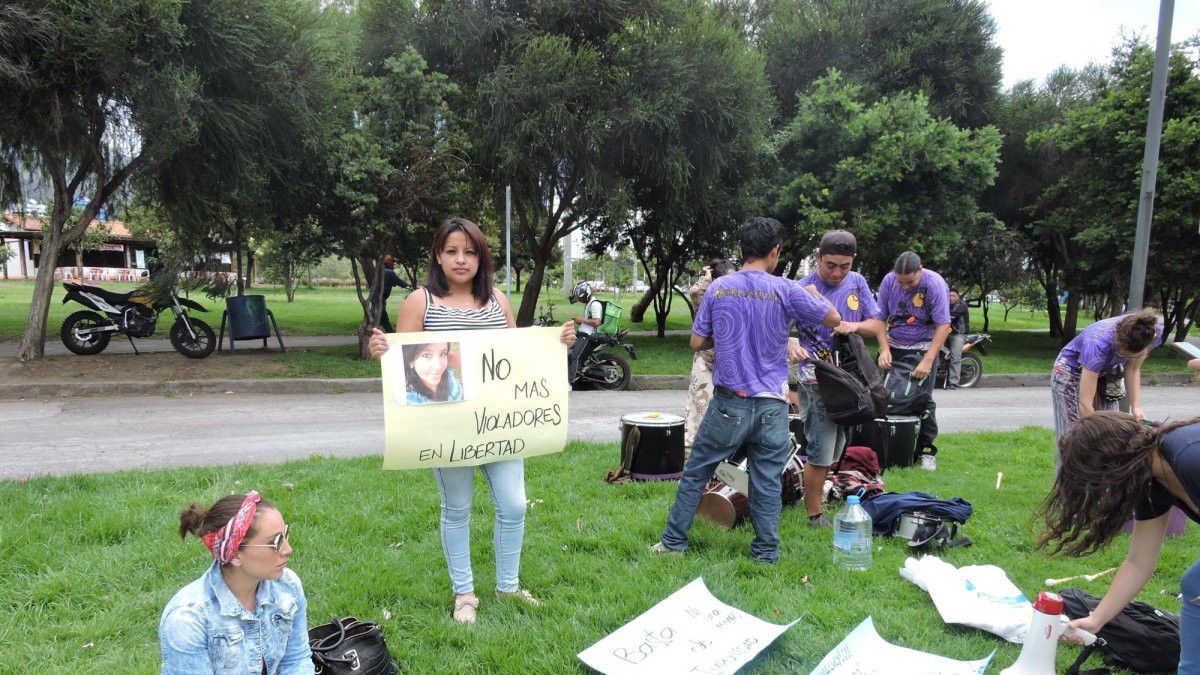 Alzaron su voz por el crimen de de Lucy Pérez, de 17 años, ocurrido en Ibarra. (Imbabura).