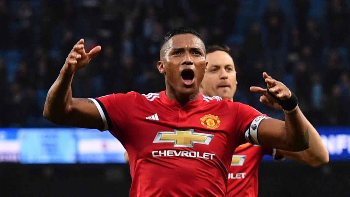 Valencia celebra un tanto en el 2018.