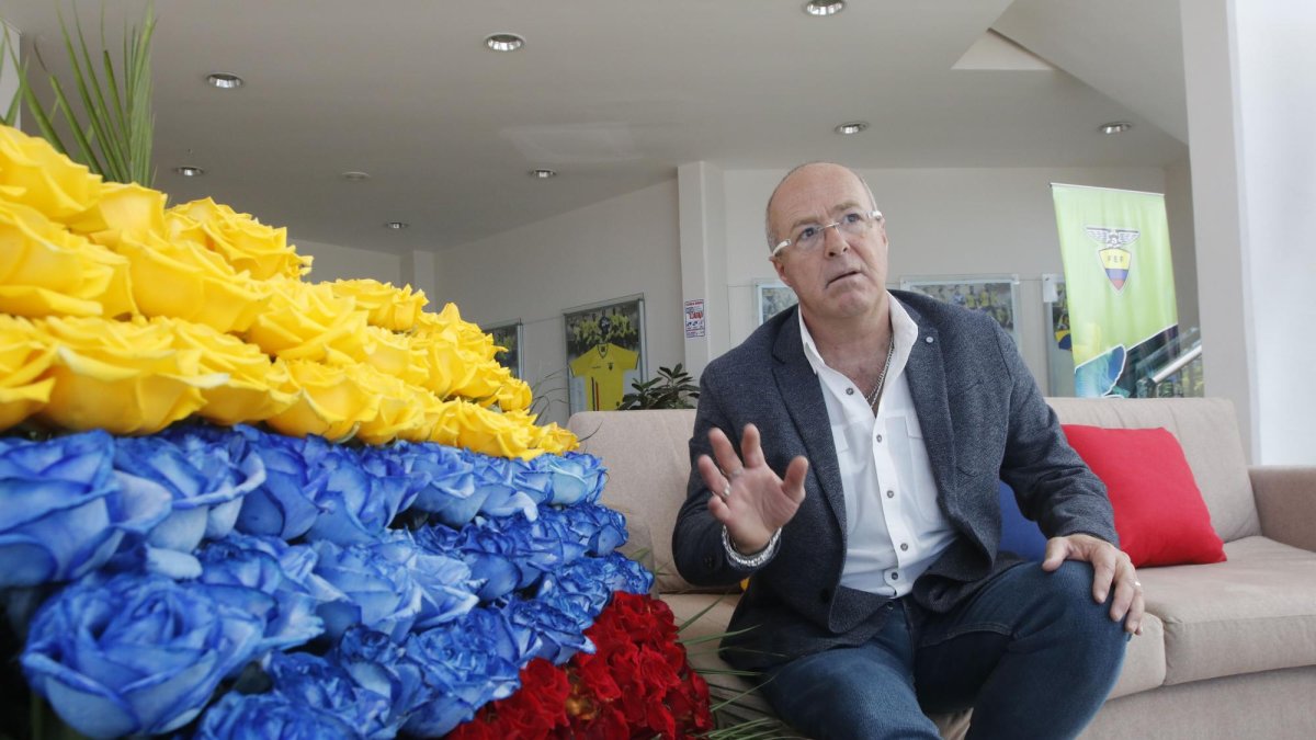 Entrenador de la selección sub-20, Jorge Célico.