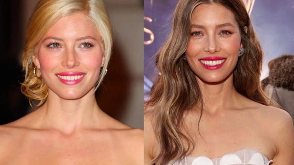 Jessica Biel fue una de las celebridades que se unió al reto viral #10YearsChallenge.