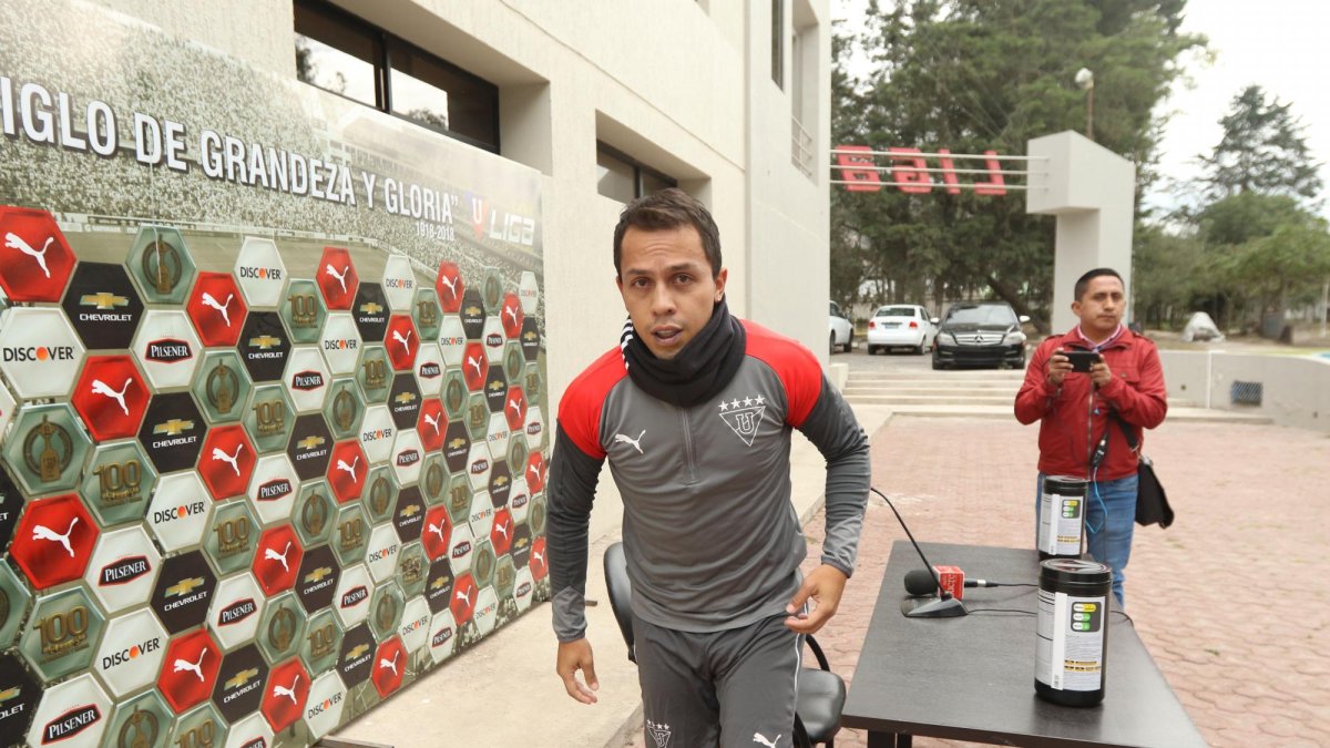 Primer entrenamiento de Liga de Quito.