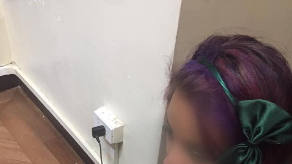 La mujer fue sancionada con 197 dólares de multa.