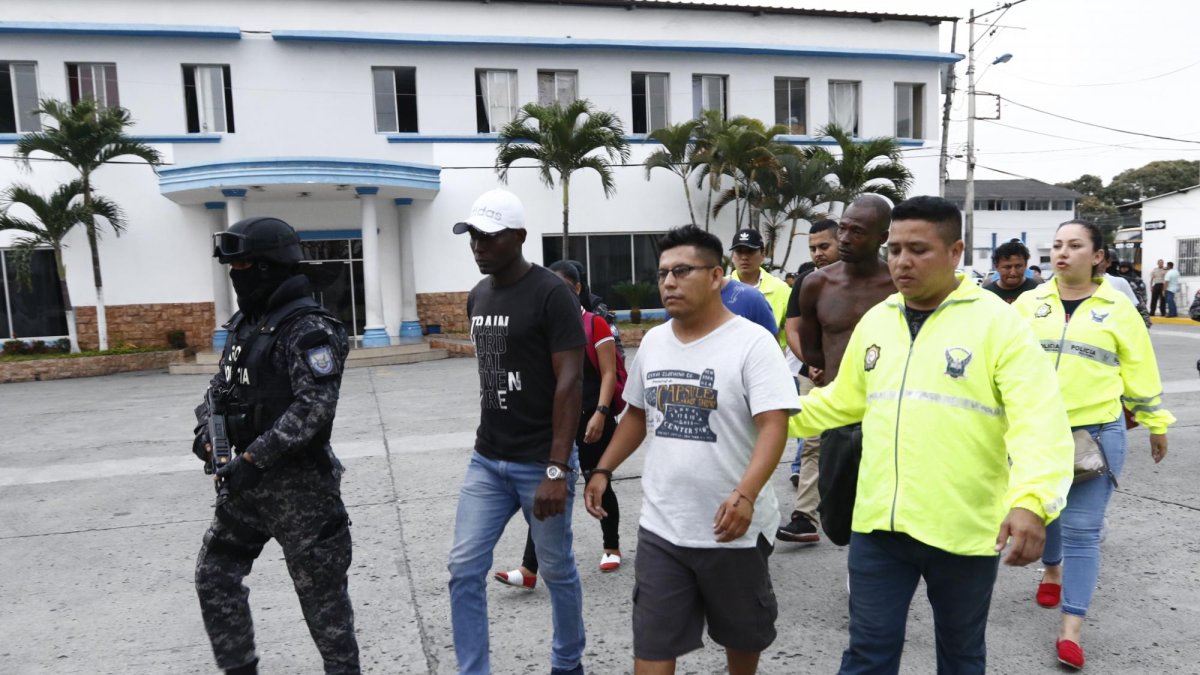 La policía detuvo a 10 implicados en el caso.