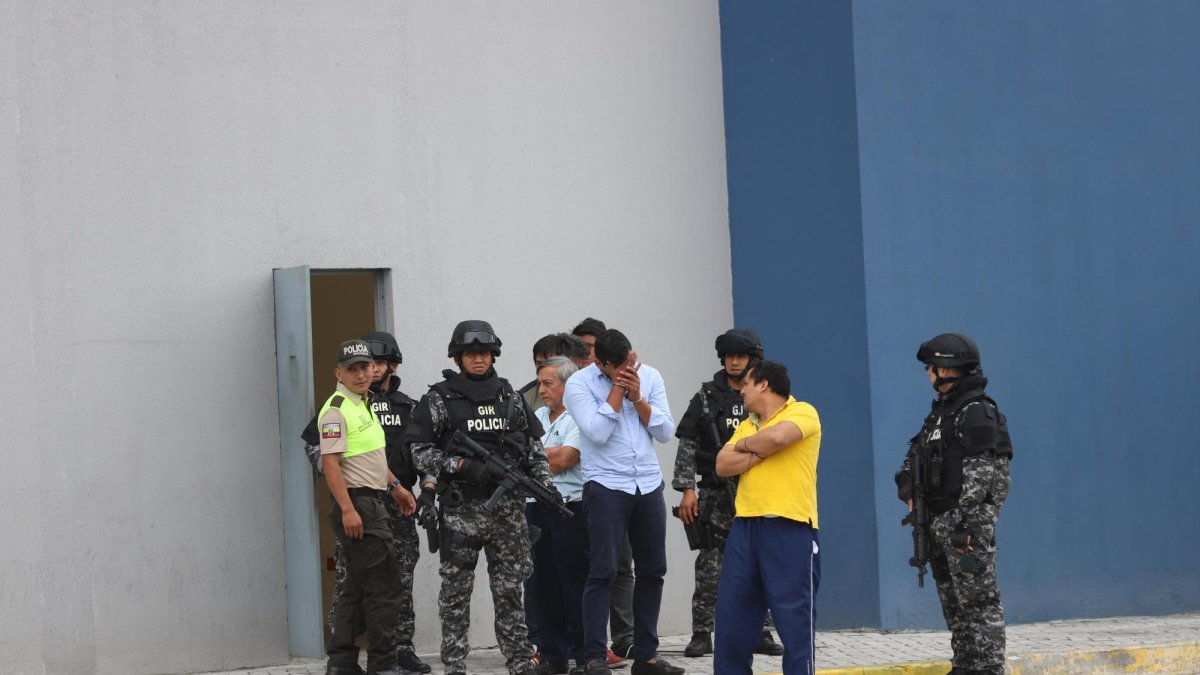 Los detenidos, antes de la audiencia de formulación se cargos.