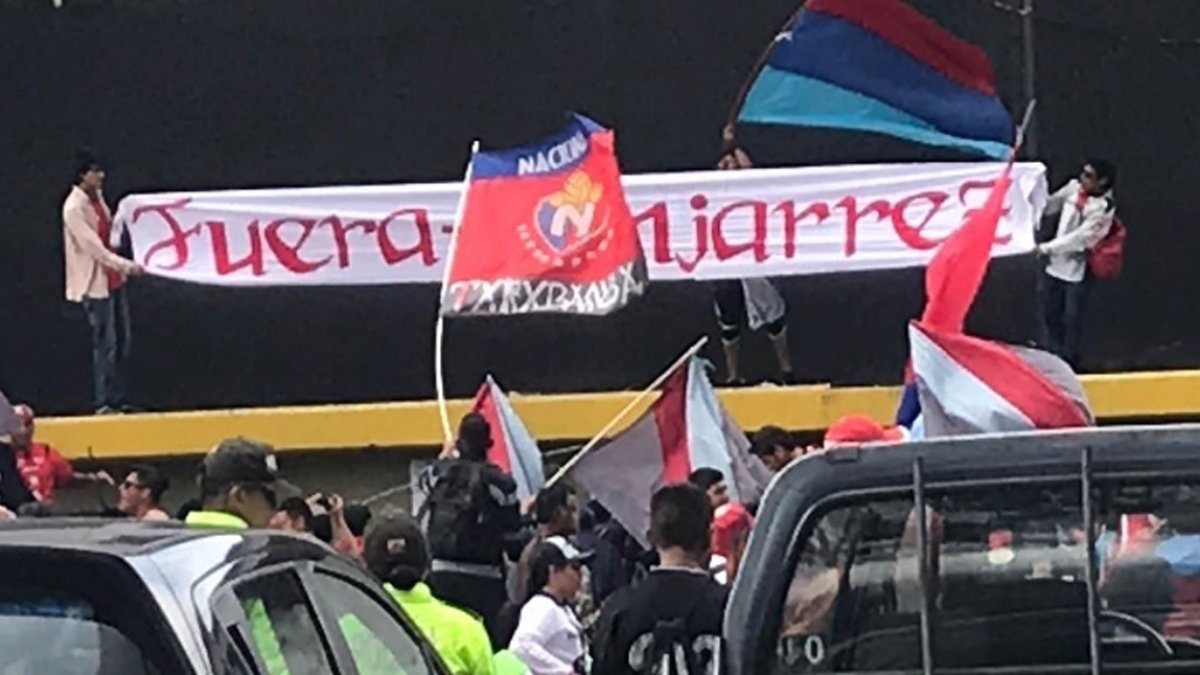 La salida de Manjarrez se dio por presión de los hinchas, luego del fracaso del club el año pasado y los malos resultados de este año.