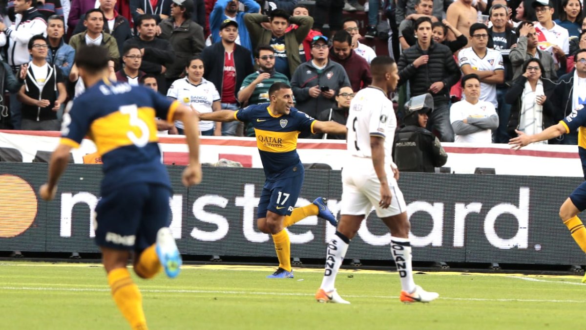 A los once minutos Boca se puso en ventaja gracias a un gol de Ramón Abila.