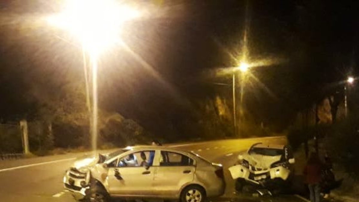 Accidente de tránsito en Quito durante la madrugada del 2 de enero.