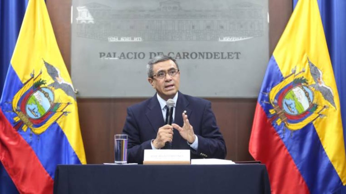 José Augusto Briones, secretario general de la Presidencia de la República.
