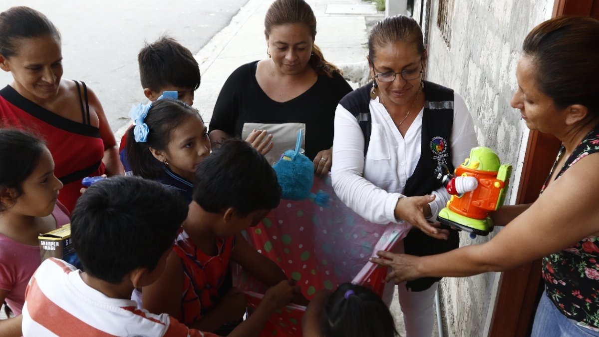 La recolección de juguetes sigue en Monte Sinaí.