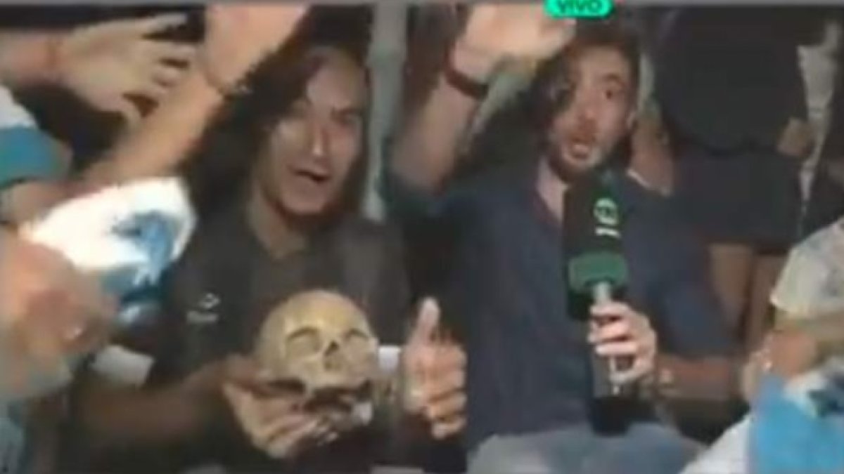 El hombre reveló que el cráneo pertenecía a su abuelo.