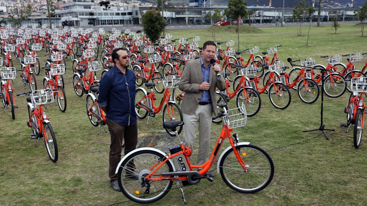 Imagen referencial. Bicicletas entregadas den 2016 a BiciQuito.