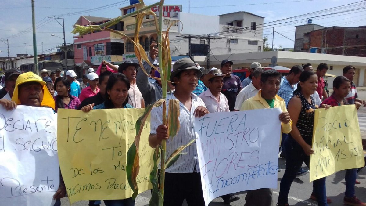 Algunos de los agricultores aseguran que el campo está en “crisis”.