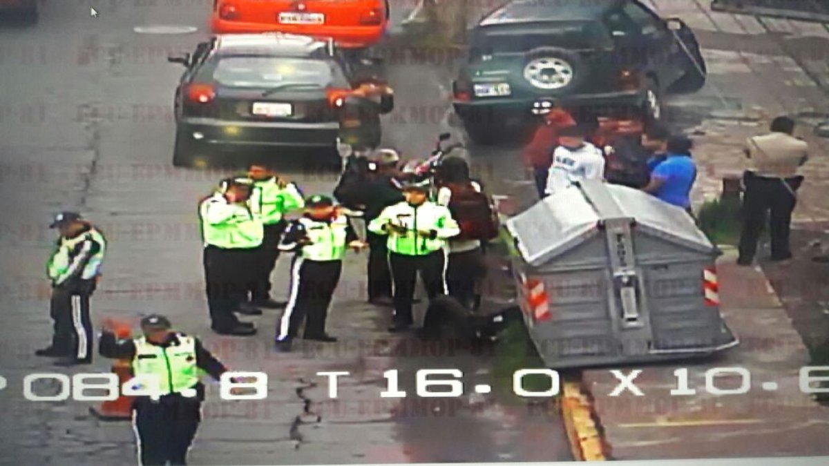 Las cámaras del ECU-911 captaron estos accidentes.