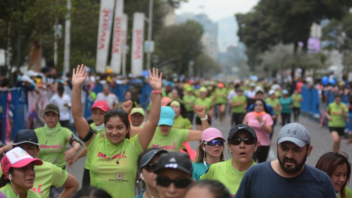 Edición numero 7 de la carrera atlética Warmi Runner 5K en la Ciudad de Quito