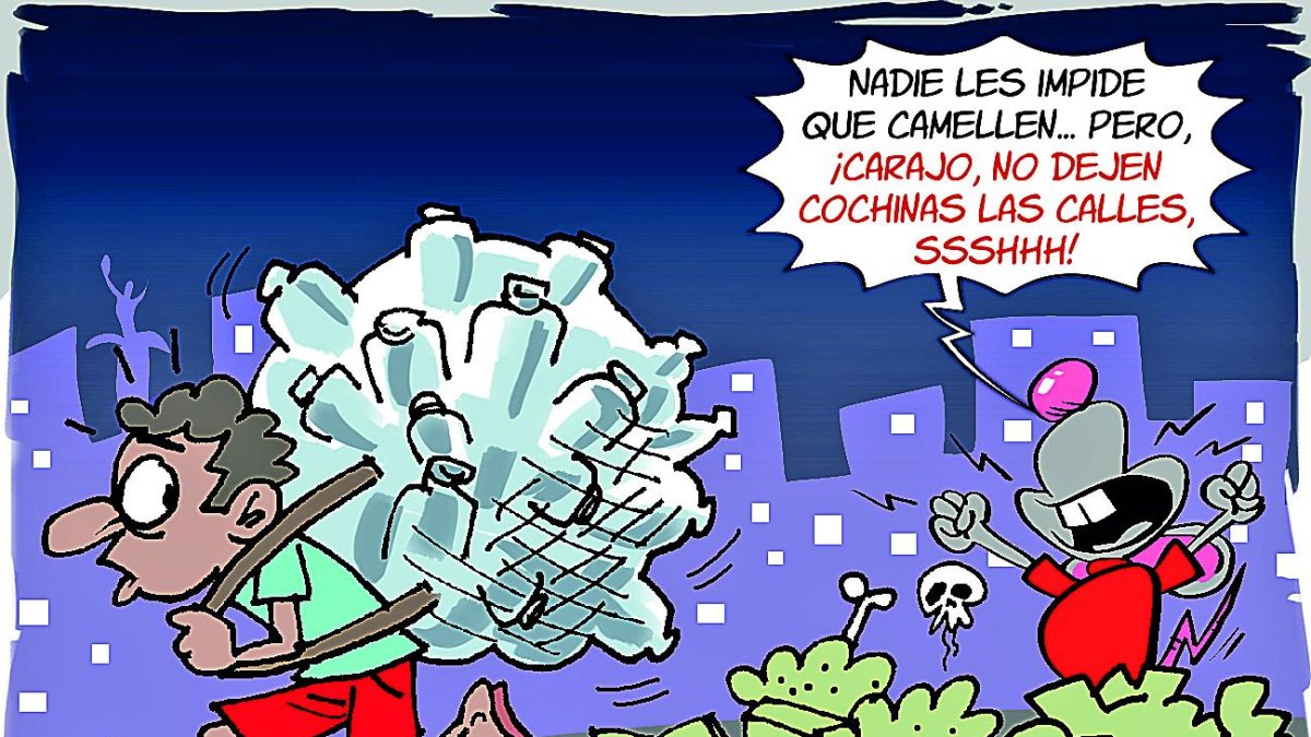 Todos tienen derecho a trabajar, pero con orden y aseo.