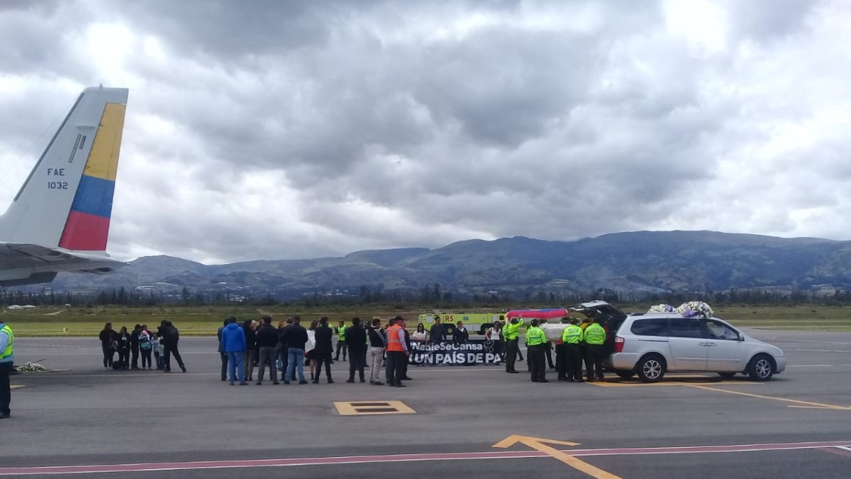 Los restos mortales de Velasco y Villacís arribaron a Ecuador la mañana del viernes 6 de julio de 2018.