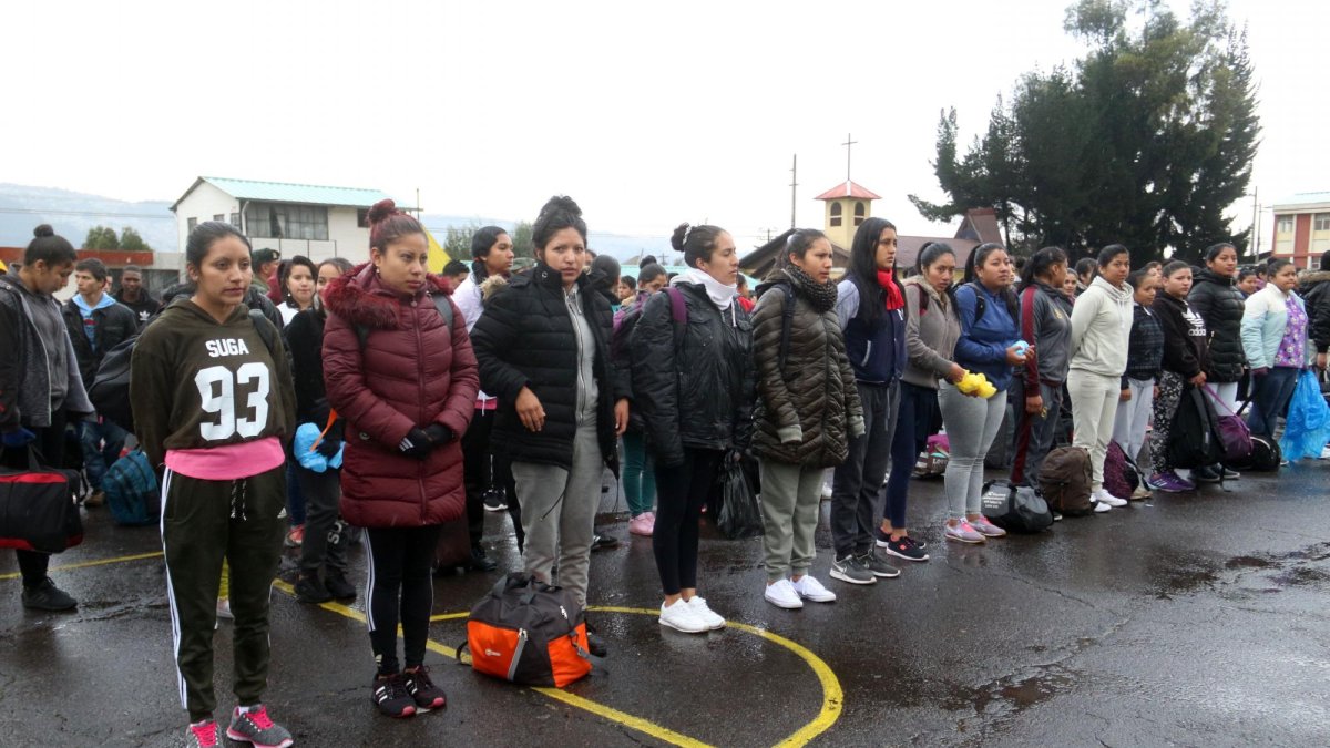 Así se cumplió esta jornada en el cuartel El Pintado.