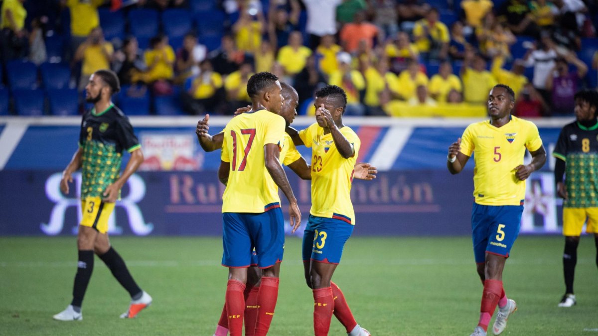 Celebración por el gol que anotó Enner Valencia en el partido de la Tri contra Jaimaca, el pasado 7 de septiembre.