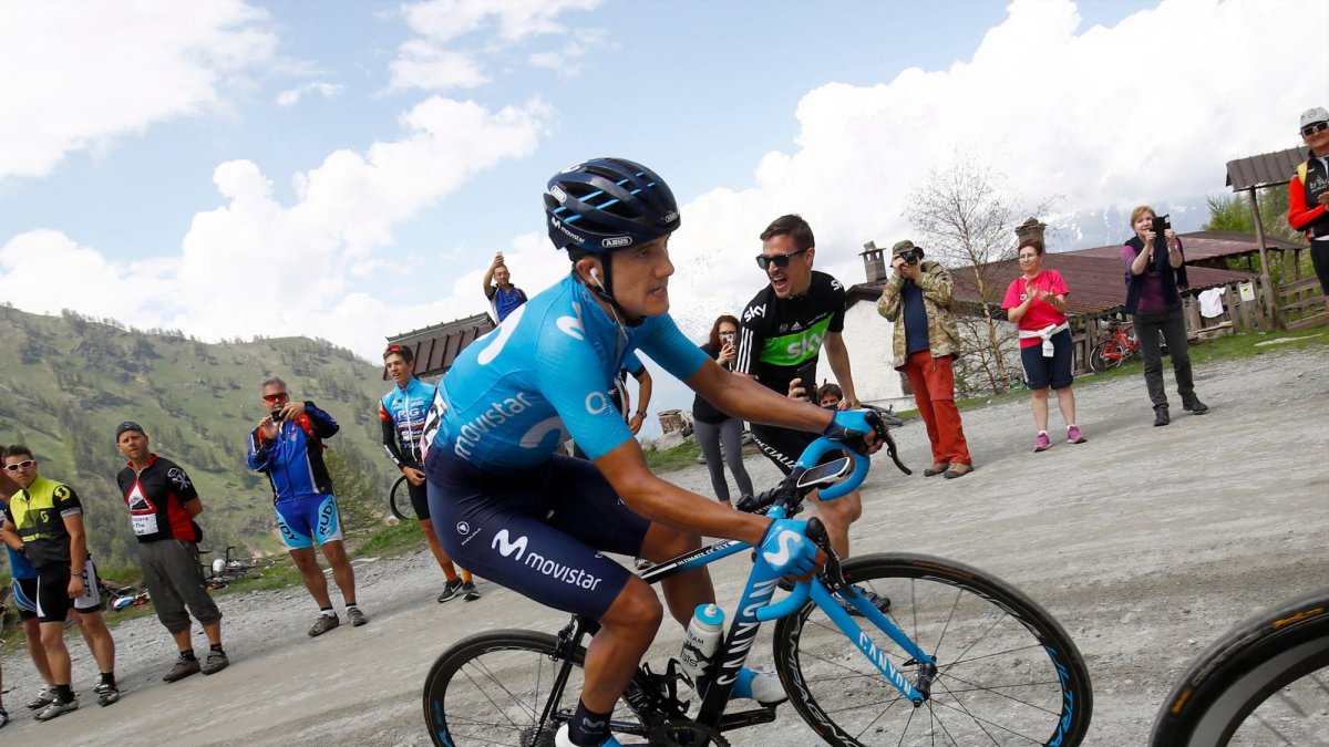 Referencial. Richard Carapaz llegó décimo en la penúltima etapa del Giro de Italia.