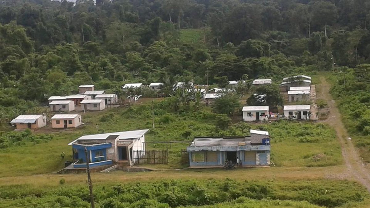 La misión periodística se trasladó a la zona conflictiva, donde en los últimos meses se han registrado atentados, secuestros y asesinatos. (GAD parroquial Mataje)