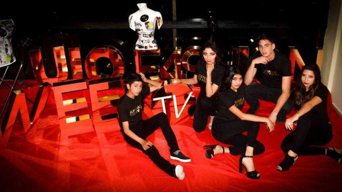 Algunos de los participantes del reality para escoger a los modelos del UIO Fashion Week.