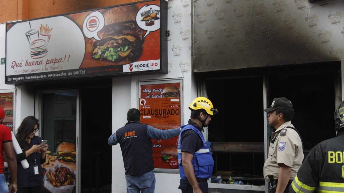 Sucedió en el sector de La Mariscal, norte de Quito.