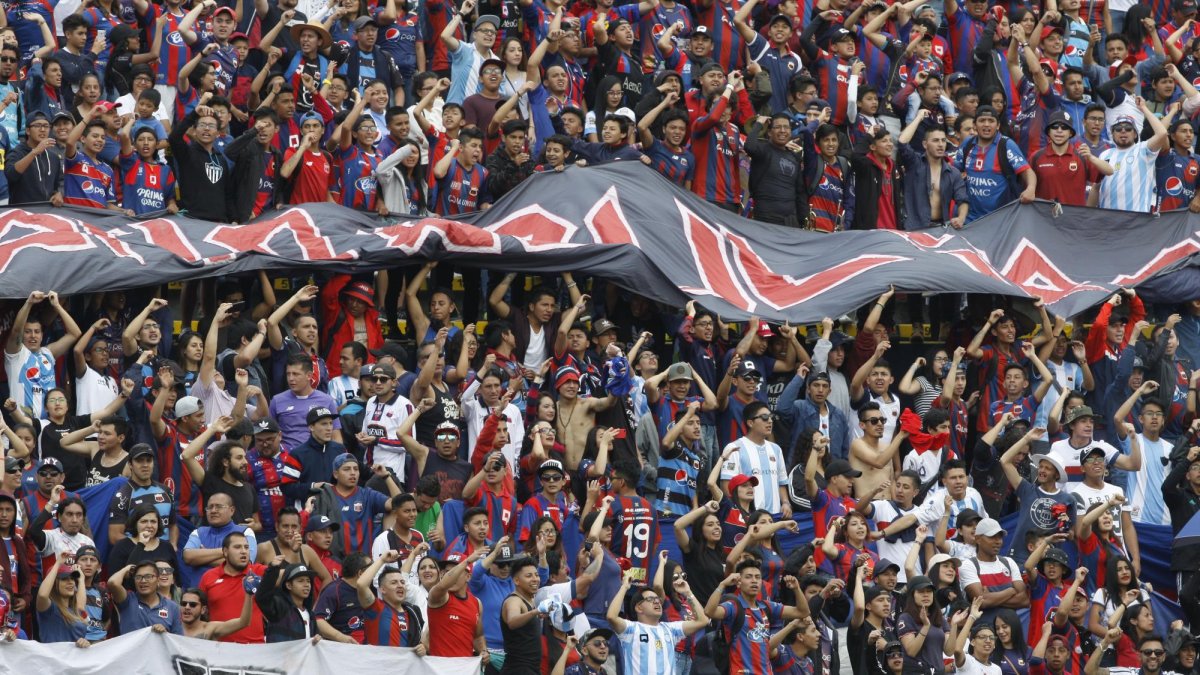 Hinchas del Deportivo Quito.