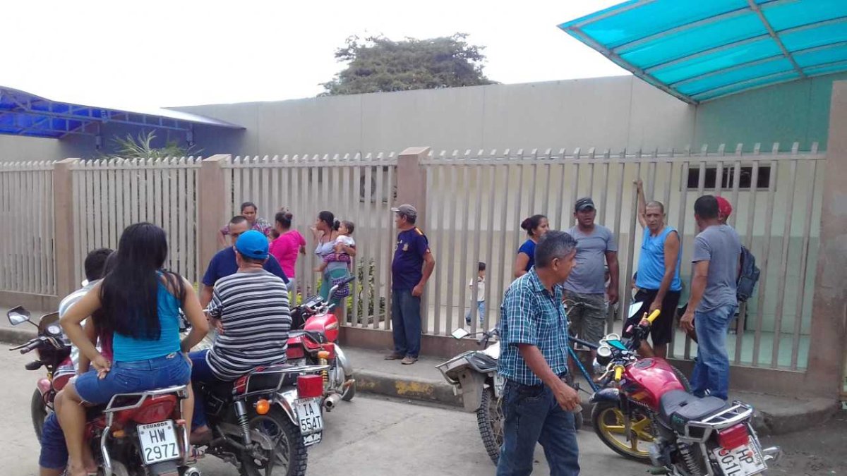 Hospital de Balzar donde se encuentra la adolescente.