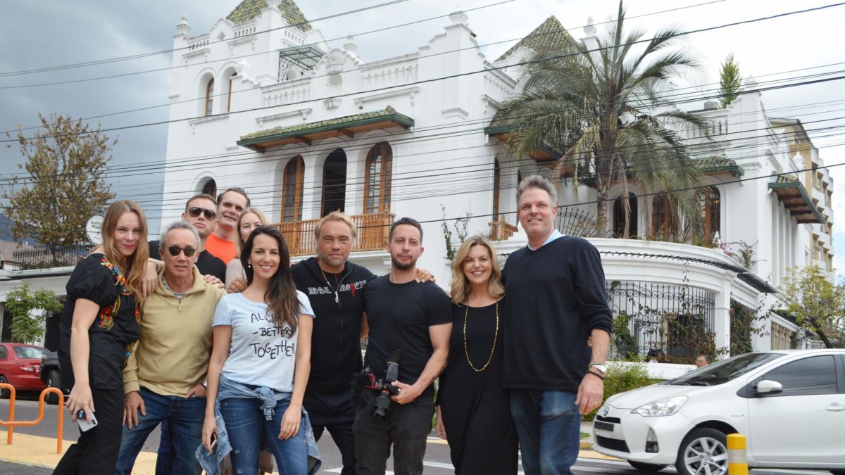 Los extranjeros son parte del programa llamado Expedición Ecuador.