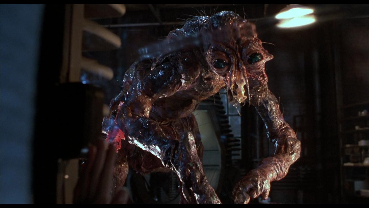 Imagen del filme La Mosca de David Cronenberg.