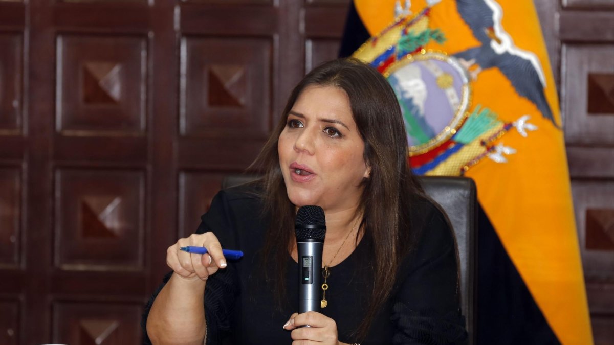 María Alejandra Vicuña vicepresidenta del Ecuador viajó a Lima para la Cumbre de las Américas.