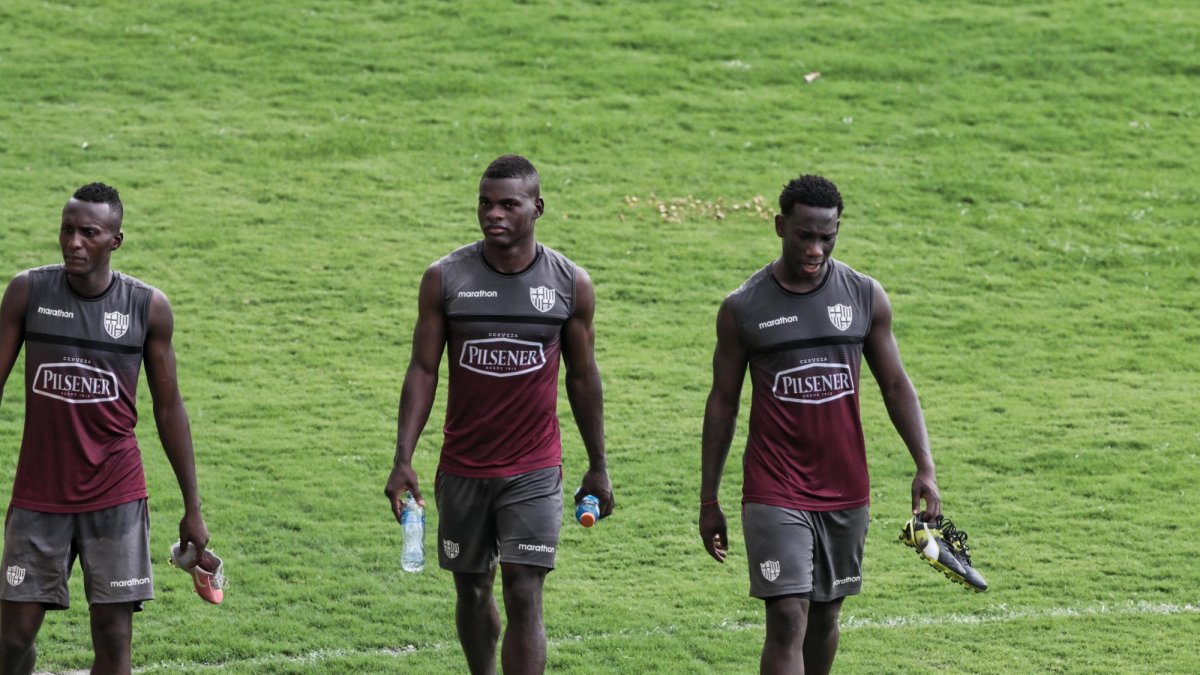 Entrenamiento de Barcelona.