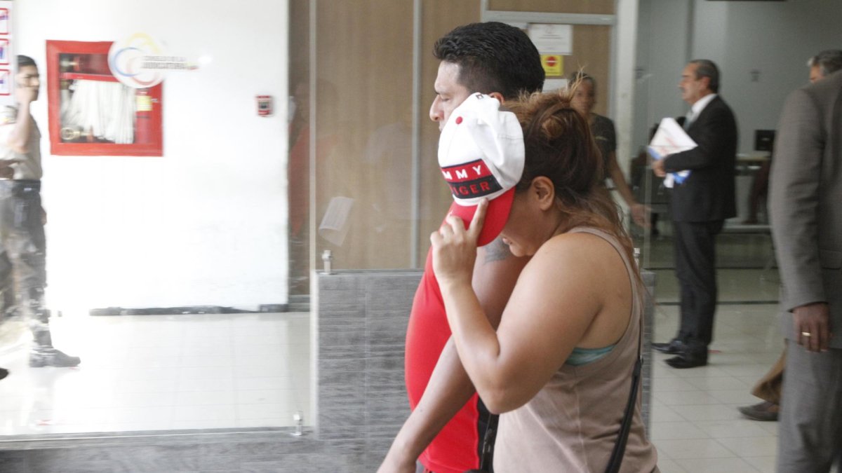 Mariuxi Quiroga y su esposo pusieron la denuncia y se retiraron.