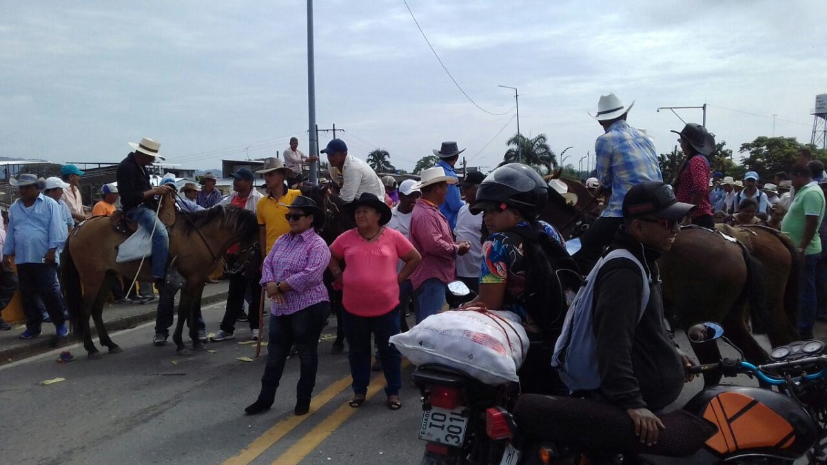 Lo que sí bloquearon fue el puente de Tarifa.